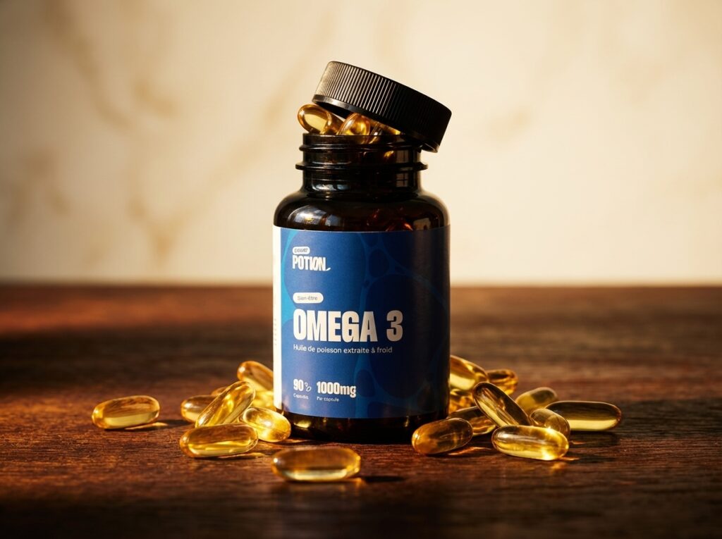 Oméga 3 Power Potion - capsules huile de poisson haute concentration